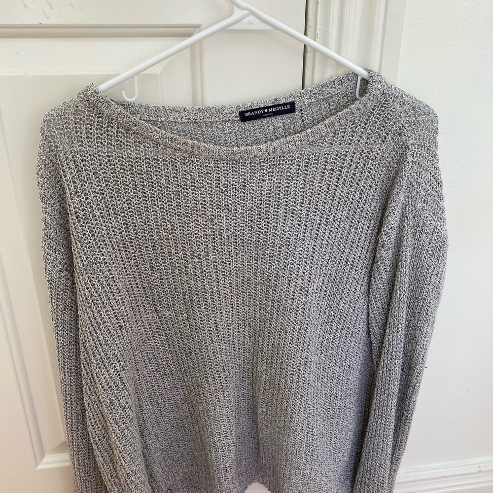 Brandy melville gray sweater